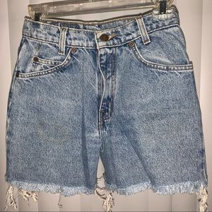 Vintage Levi’s High Waist Jean Shorts